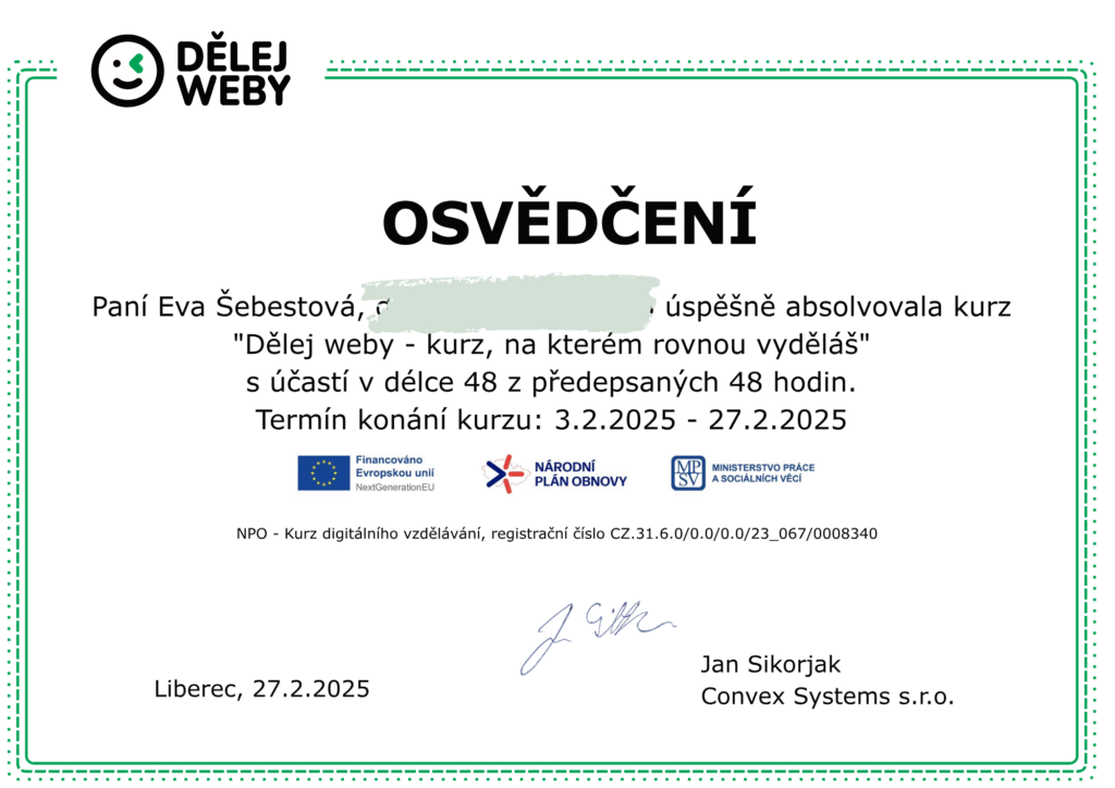 Osvědčení